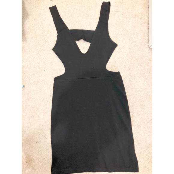 Black Dress w/ cut outs - Picture 3 of 3